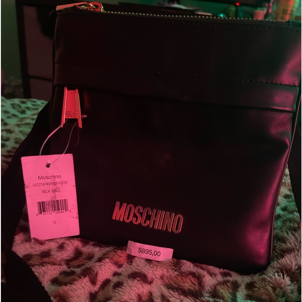 Moschino crossbody bag black